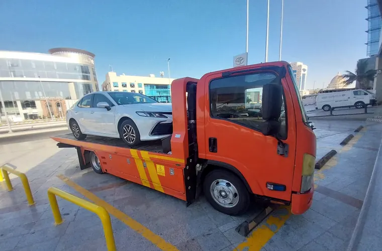 نقل سيارة بعد حادث